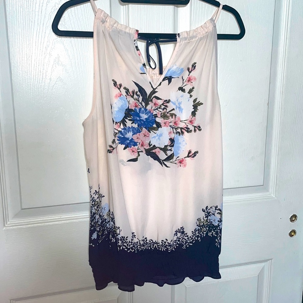 🩷 Sheer Floral Shirt